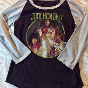 Vintage 3/4 Sleeve Jimi Hendrix Tee